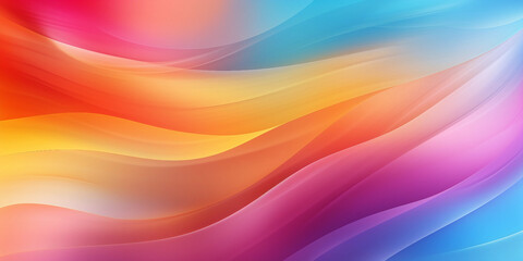 Smooth and blurry colorful gradient mesh background