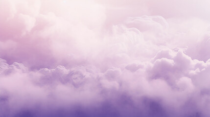 Soft purple clouds in the sky background