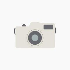 Minimalist camera vector illustration