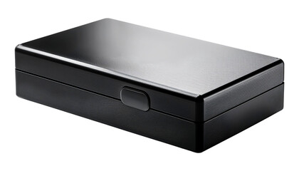 A sleek, modern black box perfect for storage, organization, or presentation, ideal for both personal and professional use.