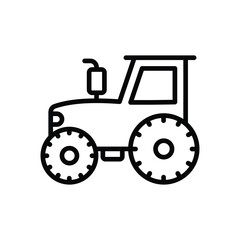 Tractor vector icon