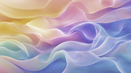 Fototapeta premium Abstract Pastel Waves