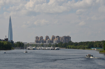 Санкт-Петербург.  Река Средняя Невка
Saint-Petersburg. The Srednyaya Nevka River