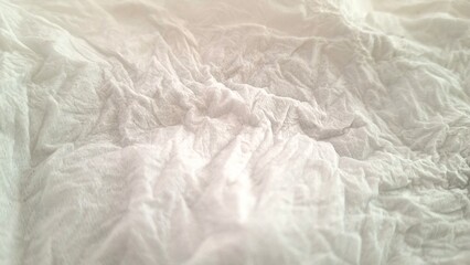 close up of crumpled tissue texture