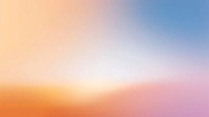 Abstract gradient background in pink, yellow, and blue colors.
