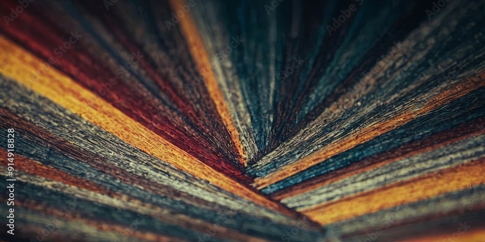 Aufkleber A colorful pattern of lines and dots