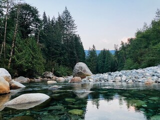 Naklejka premium Peaceful creek