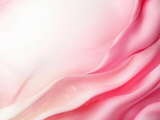 Obraz premium An inspiring testimonial graphic featuring a Breast Cancer survivors quote, set against a background of pink and white hues