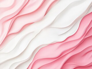 Obraz premium An inspiring testimonial graphic featuring a Breast Cancer survivors quote, set against a background of pink and white hues