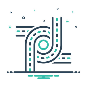 recommend clip art: Mix icon for intersection