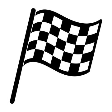 recommend clip art: Racing start and finish checkered flag logotype and vector illustration design