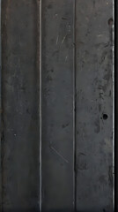 Fototapeta premium a black and white photo of a door with a stop sign