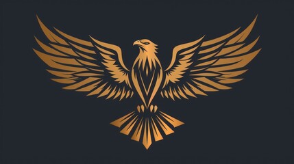 Obraz premium Golden Eagle Illustration