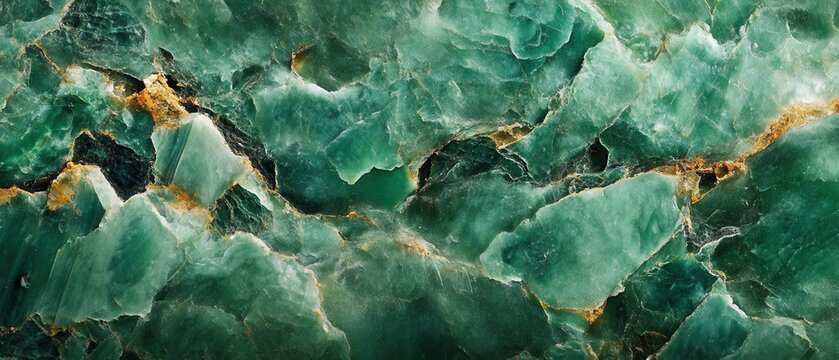 Stunning jade surface texture in high detail, featuring rich green tones and intricate patterns that highlight the stones natural beauty.
