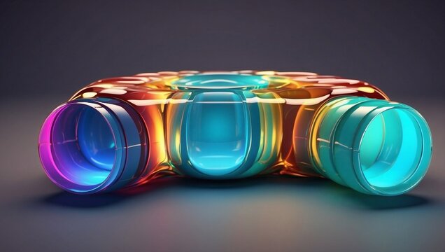 Scintillating Neon Stars California Sushi Roll in a Surfboar Glowing Yummy Food Y2K Sign Art Design.