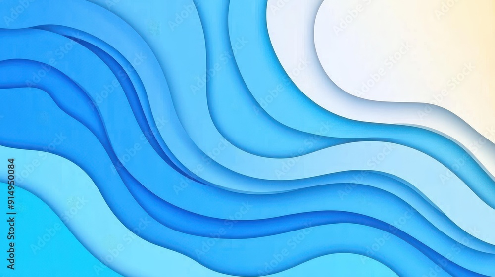 Poster vibrant abstract blue halftone gradient background with a modern touch. perfect for creative project
