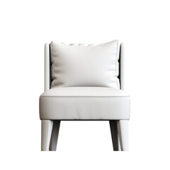 armchair isolate on a transparent background, comfortable furniture for home interior, 3D illustration, cg render