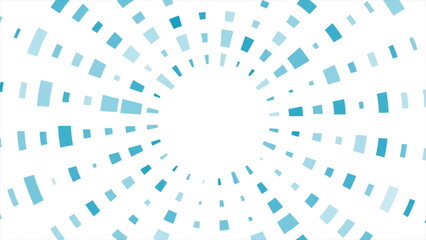 Bright blue tech abstract circular minimal background