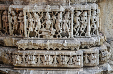 A Portion of the Chittorgarh fort in Rajasthan, India