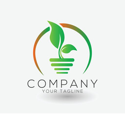 Tree Leaf Logo Design Vector illustration template ,Garden plant natural symbols template  Vector illustration.