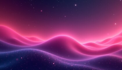 Fototapeta premium Modern Abstract Background. Magenta Tone Wavy Artistic Technology, Purple gradient
