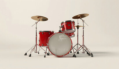 Drum kit png isolated on a white background isolated on a white background design
