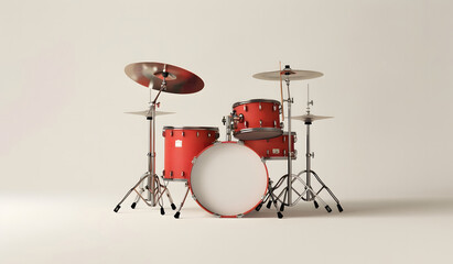 Drum kit png isolated on a white background isolated on a white background design