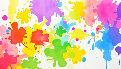 rainbow splash,watercolor,spray-paint style,background