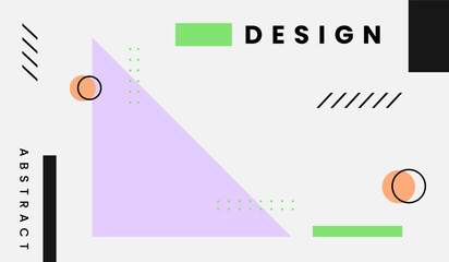 Minimal abstract shapes background