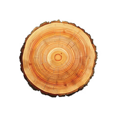Cross section of tree trunk I Tree ring I wood slices vector © STARONE