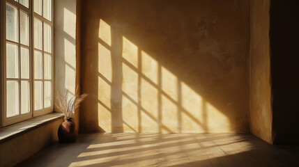 Vintage sunlight shadow