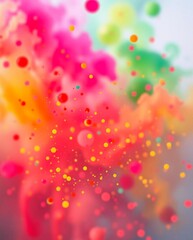 rainbow splash,watercolor,spray-paint style,background