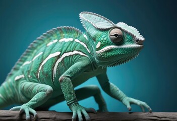 Fototapeta premium Chameleon background , ai