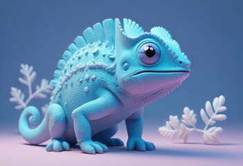 Fototapeta premium Chameleon background , ai