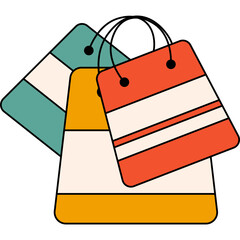 Shopping Bags Flat
