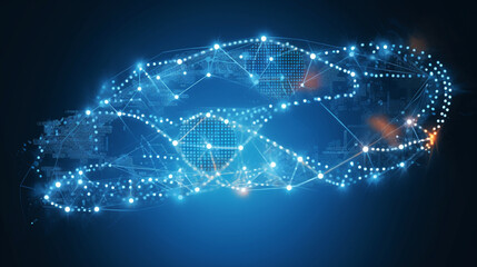 National DNA Day. Template for background, banner