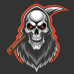 Skull vector for logo, t-shirt, template and so on
