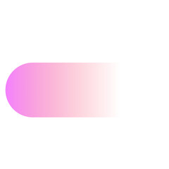 Transparent Pink Gradient Rounded Arc Geometric Shape