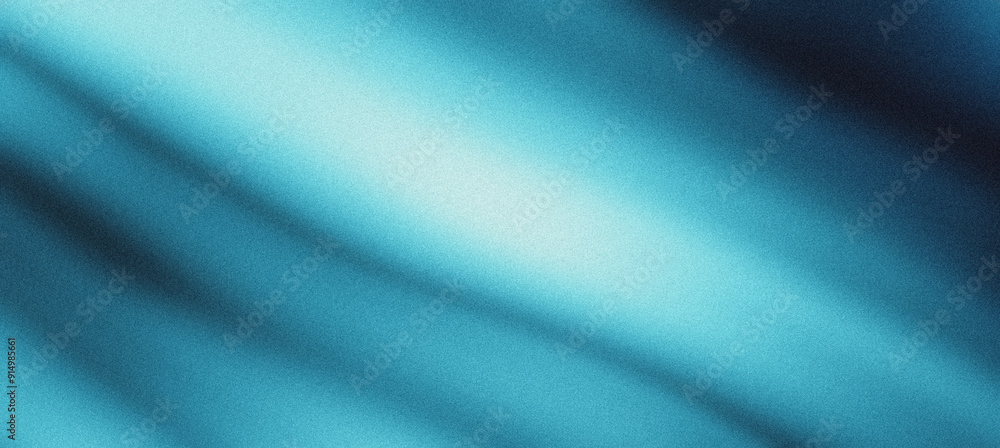 Poster blurred gradient background with light leak, grainy texture effect and space for text