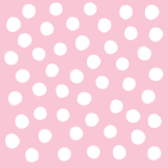 Charming Pink Polka Dot Pattern