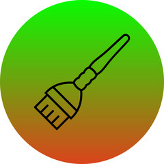 Hair dye brush Icon