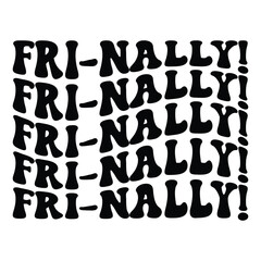 Fri-Nally! Retro SVG Art & Illustration