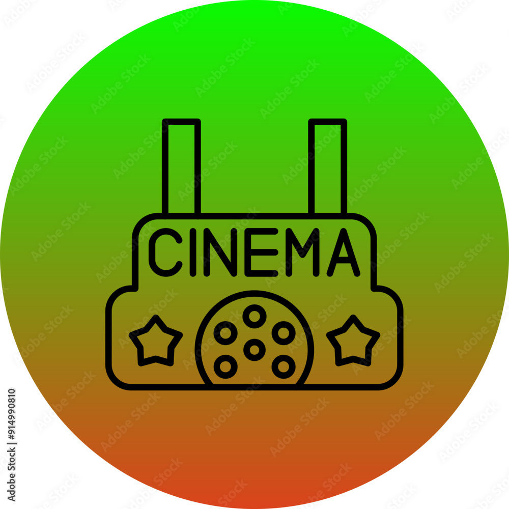 Poster cinema icon