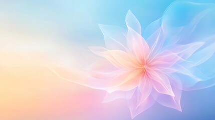Fototapeta premium Abstract floral background with soft pastel colors.