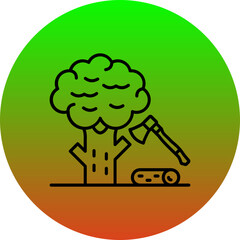 Tree cutting Icon