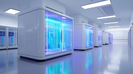 Quantum zoos, enclosures for subatomic particle observation.