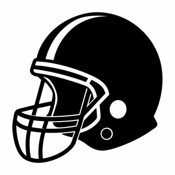 recommend clip art: American gridiron football helmet flat icon-Football Helmet Clipart-Football Helmet Silhouette,football Silhouette, Sports, Gaming SVG Vector