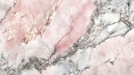 Pink and Gray Swirling Marble Texture