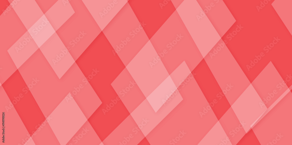 Aufkleber abstract geometric background design with red layers of textured red lines, vector abstract graphic 