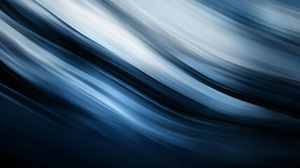 Elegant Curved Blue Streaks with Futuristic Design